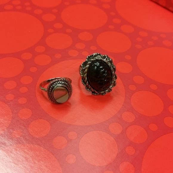 Jewelry - 2 vintage rings {costume jewelry}